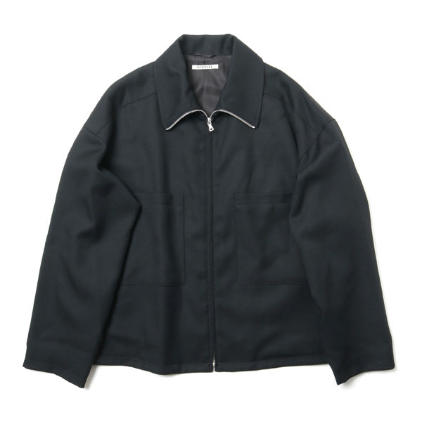 WOOL SERGE ZIP-UP BLOUSON (A9AS02WS) | AURALEE / ジャケット (MEN 