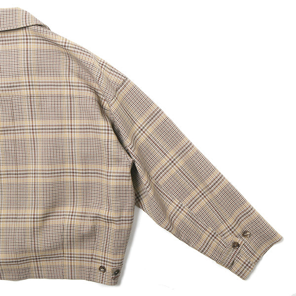 WOOL SERGE CHECK ZIP-UP BLOUSON (A9AS02SC) | AURALEE / ジャケット (MEN) |  AURALEE正規取扱店DIVERSE