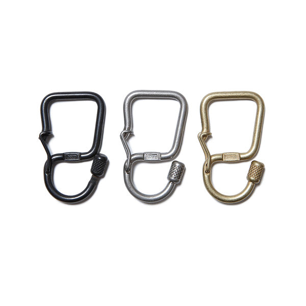 Brass Carabiner Key Ring