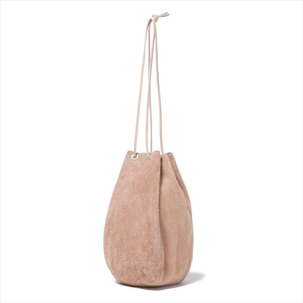 Cow Leather Drawstring Bag