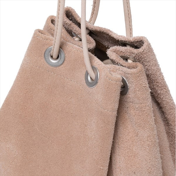 Cow Leather Drawstring Bag