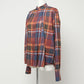 BIG PLAID STAND COLLAR SHIRT