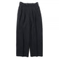 DOUBLE PLEATED TROUSERS ORGANIC WOOL SURVIVALCLOTH