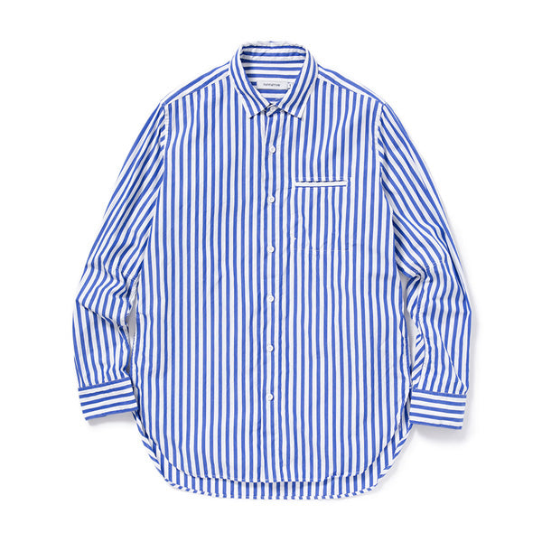 FELLER LONG SHIRT COTTON BROAD LONDON STRIPE