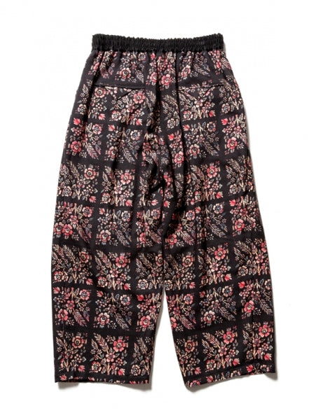 FLOWER PATTERN WIDE PANTS