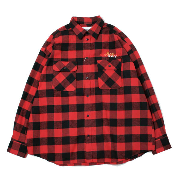 CHAOS EMBROIDERY CHECK SHIRT