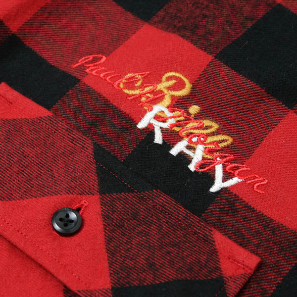 CHAOS EMBROIDERY CHECK SHIRT