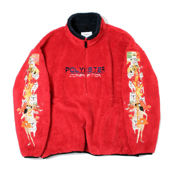 Polyester half zip pullover online