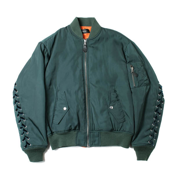 LACE UP MA-1 BLOUSON