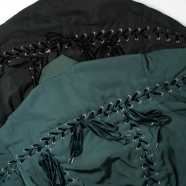 LACE UP MA-1 BLOUSON