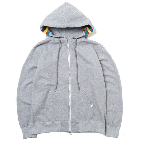 RIB ZIPPER HOODIE