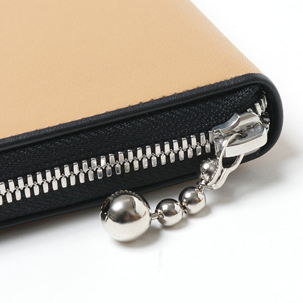 combi color ball chain fold wallet