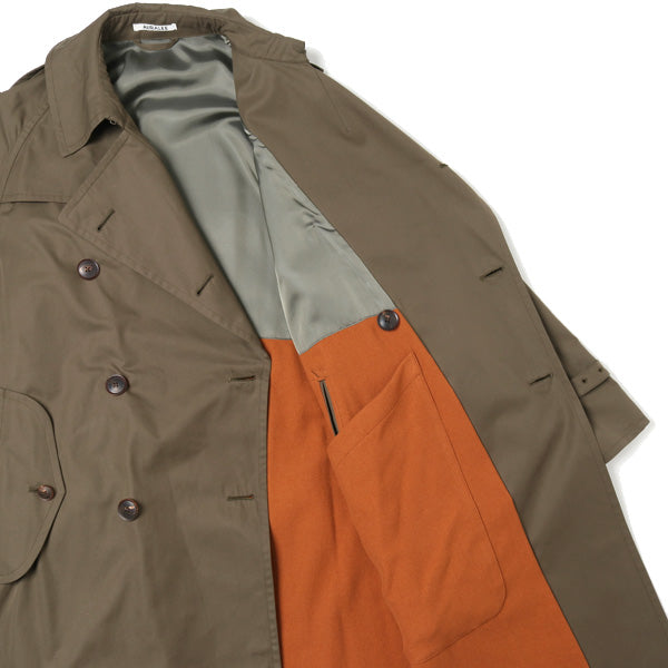 FINX CHAMBRAY BIG TRENCH COAT (A9AC01CG) | AURALEE / ジャケット (MEN) |  AURALEE正規取扱店DIVERSE