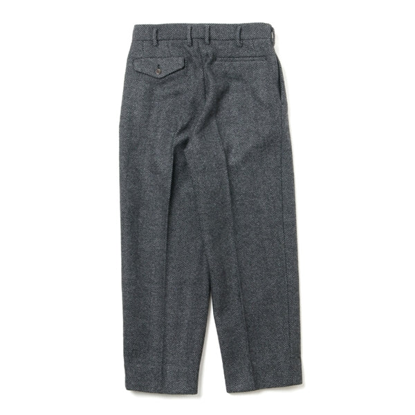 2TUCK COCOON FIT W CLOTH HERRINGBONE