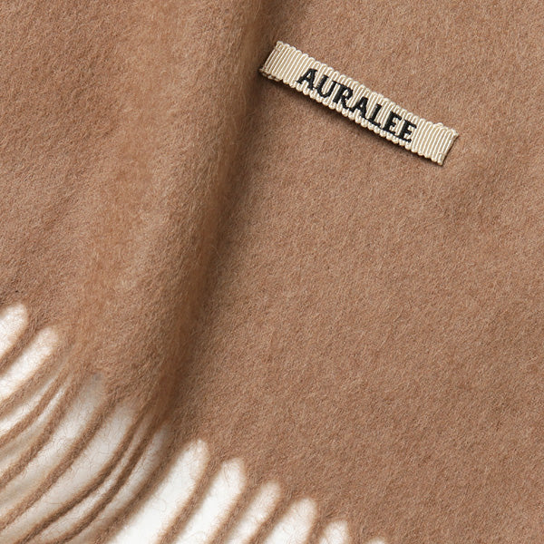 BABY CAMELHAIR NARROW STOLE (A9AM02BM) | AURALEE / アクセサリー (MEN) | AURALEE 正規取扱店DIVERSE