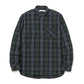 DWELLER B.D SHIRT COTTON TYPEWRITER PLAID