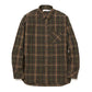 DWELLER B.D SHIRT COTTON TYPEWRITER PLAID