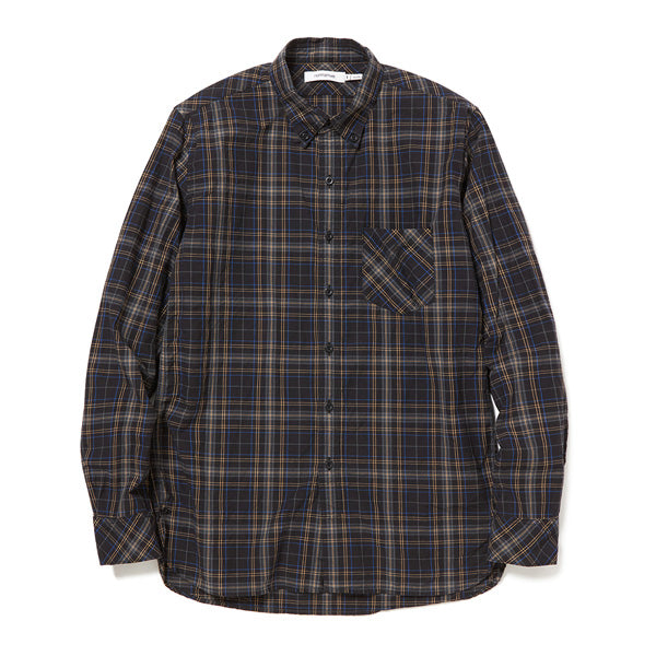 DWELLER B.D SHIRT COTTON TYPEWRITER PLAID