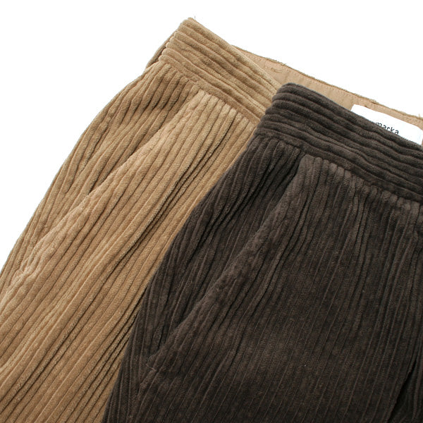 PLEATED TROUSERS REGULAR 5WALE CORDUROY