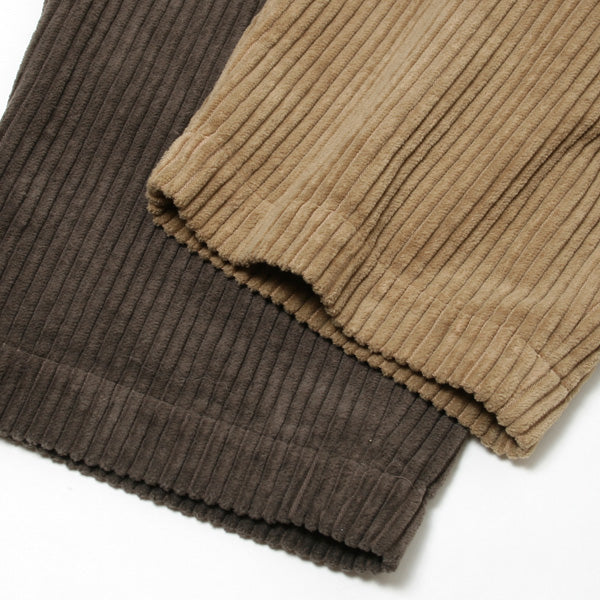 PLEATED TROUSERS REGULAR 5WALE CORDUROY