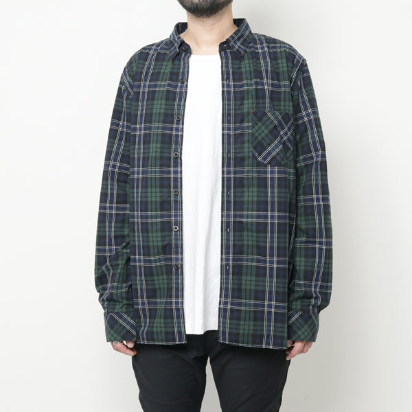 DWELLER B.D SHIRT COTTON TYPEWRITER PLAID