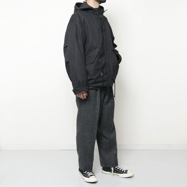 2TUCK COCOON FIT W CLOTH HERRINGBONE