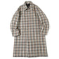 DOUBLE FACE CHECK SOUTIEN COLLAR COAT