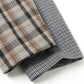 DOUBLE FACE CHECK SOUTIEN COLLAR COAT