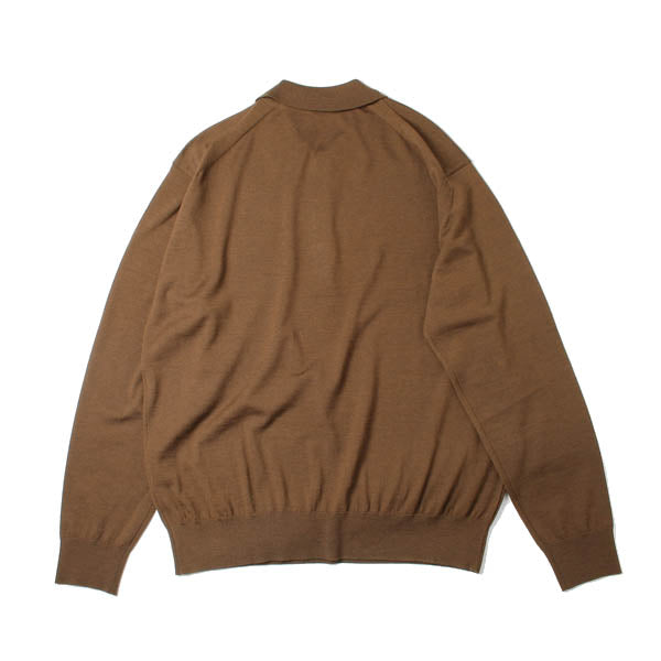 WOOL CASHMERE HIGH GAUGE KNIT POLO (A7AP02HG) | DIVERSE / トップス 