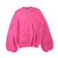 MOHAIR BALLOON SLEEVE CREW NECK JUMPER