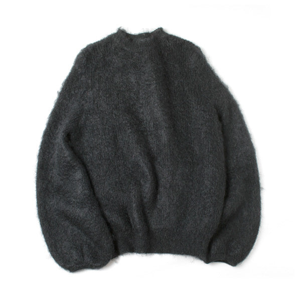 MOHAIR BALLOON SLEEVE CREW NECK JUMPER