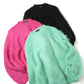 MOHAIR BALLOON SLEEVE CREW NECK JUMPER