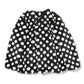 GEOMETRIC PATTERN FAUX FUR SHORT COAT