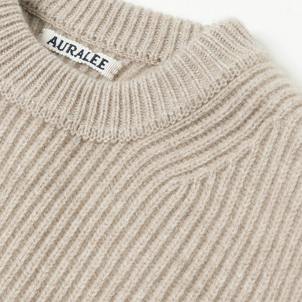 CASHMERE WOOL RIB KNIT BIG P/O (A9AP01CW) | AURALEE / トップス (MEN) | AURALEE 正規取扱店DIVERSE