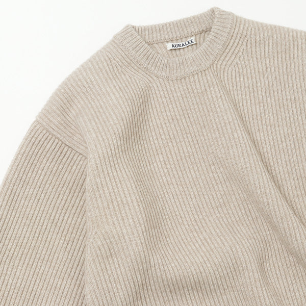 CASHMERE WOOL RIB KNIT BIG P/O (A9AP01CW) | AURALEE / トップス (MEN) | AURALEE 正規取扱店DIVERSE