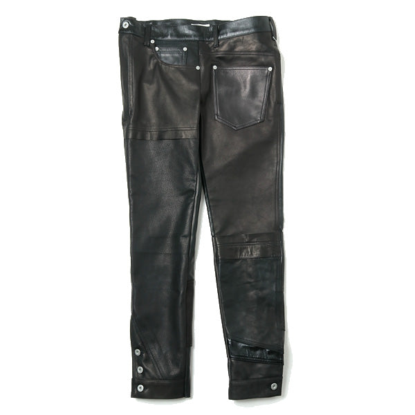 PUZZLE LEATHER PANTS