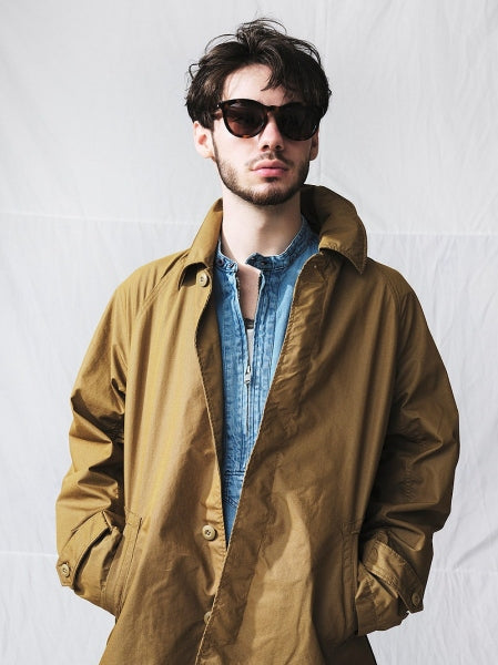 SCHOLAR COAT C/N TUSSAH WITH GORE-TEX INFINIUM (J3609) | nonnative 