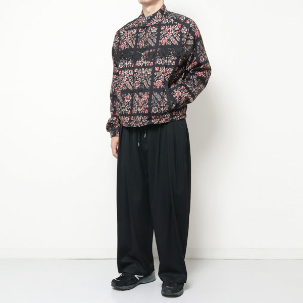 FLOWER PATTERN WIDE PANTS