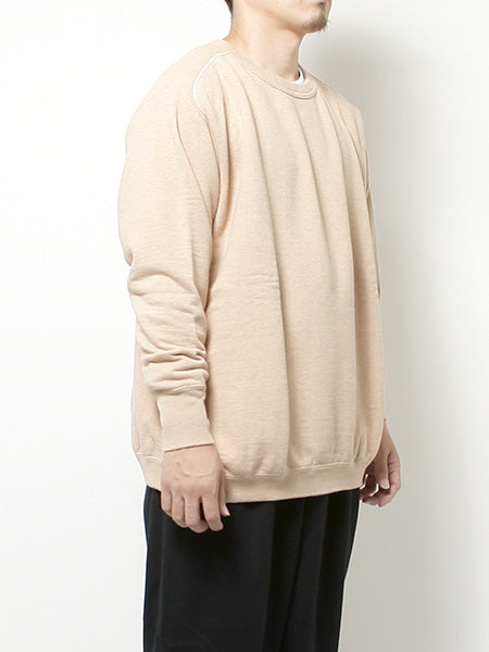 ONE SIDE RAGLAN SWEAT SHIRTS ORGANIC COTTON