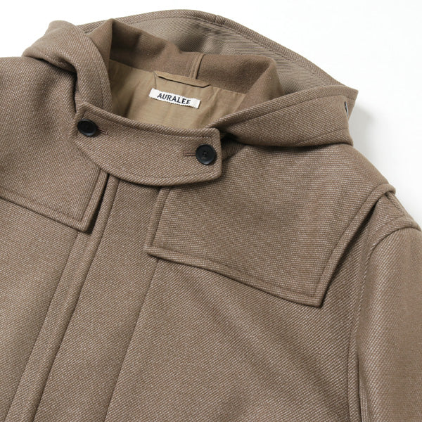 WOOL SILK MELTON DUFFLE COAT (A9AC02SN) | AURALEE / Jacket (MEN) |  AURALEEAuthorized DealerDIVERSE