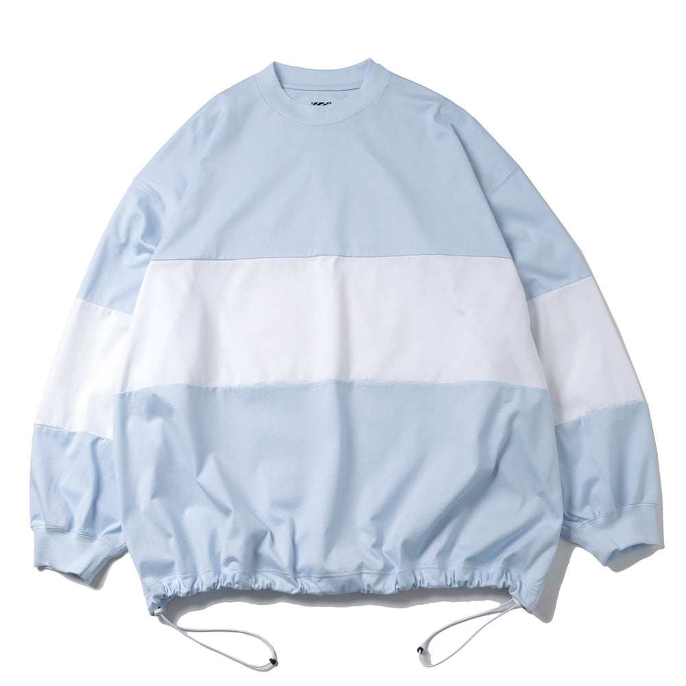 is-ness(イズネス)BALLOON COLOR BLOCK LONG SLEEVE T-SHIRT | is-ness