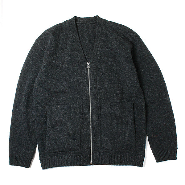 Whole Garment V/N Zip Cardigan (1703-009) | DIVERSE / トップス 