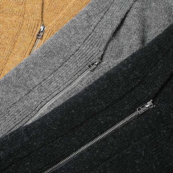 Whole Garment V/N Zip Cardigan