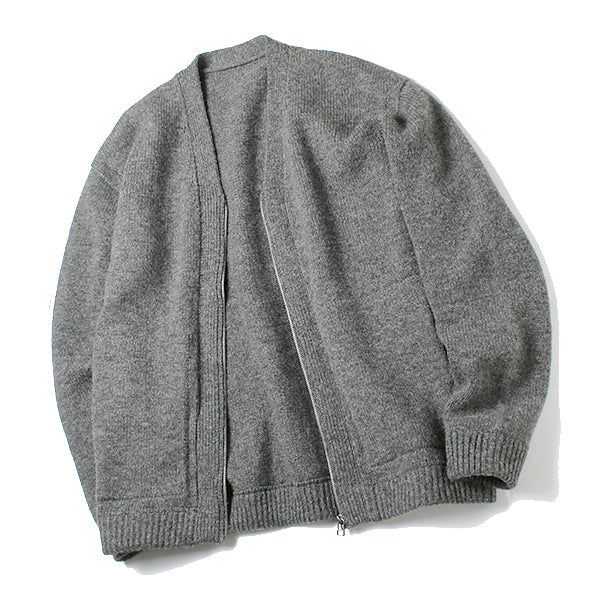 Whole Garment V/N Zip Cardigan