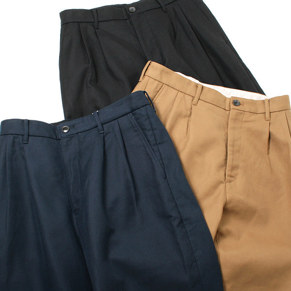 2 TUCK WIDE CHINO PANTS