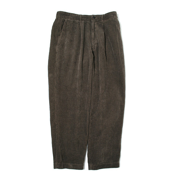 PLEATED TROUSERS REGULAR 5WALE CORDUROY