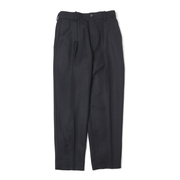 FRONT PLEATED PEGTOP WOOL DOBBY STRIPE (A18D-05PT01C) | MARKAWARE / パンツ  (MEN) | MARKAWARE正規取扱店DIVERSE