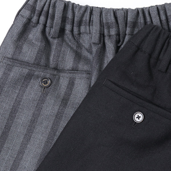 CLASSIC FIT TROUSERS WOOL DOBBY STRIPE