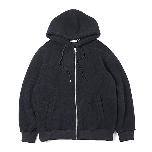 WOOL BOA ZIP HOODIE