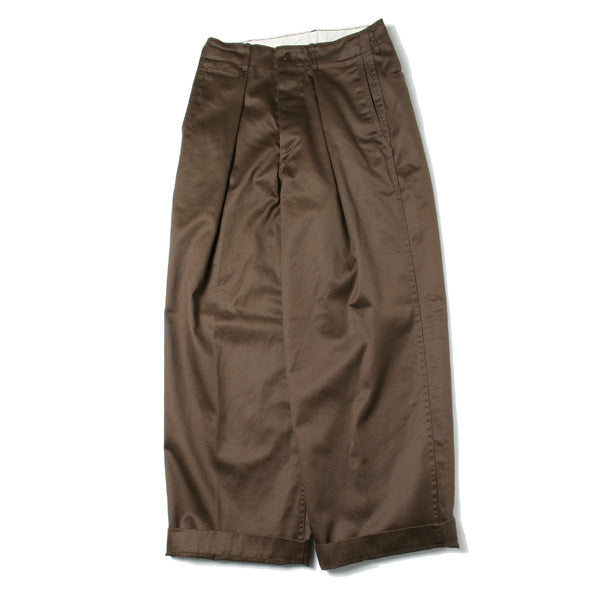 41KHAKI WIDE PANTS